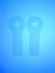 Two Vertical 7 cm (2.75") Diameter 10 cm (4") Vertical Breast Pieces