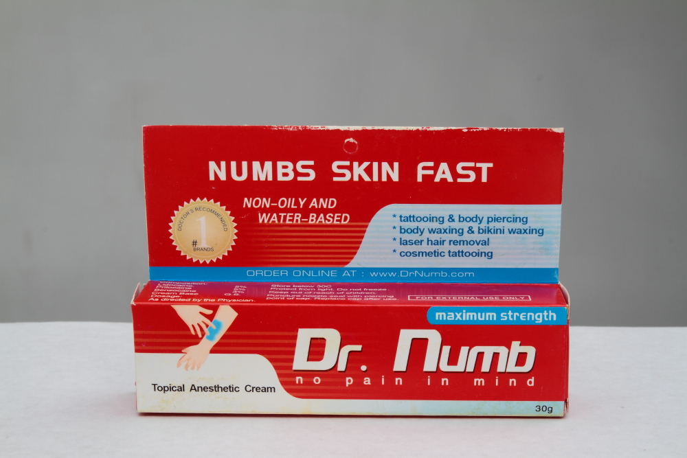 Dr. Numb Topical Anesthetic Numbing Cream for Tattoo - wide 5